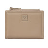 Bulchee Women’s Vegan Leather Wallet | Black & Beige | Slim Bifold with Coin Pouch & Quick-Access Compartments