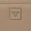 Bulchee Women’s Vegan Leather Wallet | Black & Beige | Slim Bifold with Coin Pouch & Quick-Access Compartments