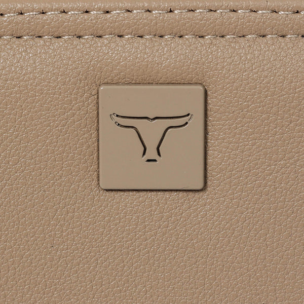 Bulchee Women’s Vegan Leather Wallet | Black & Beige | Slim Bifold with Coin Pouch & Quick-Access Compartments
