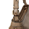 Bulchee Vegan Leather Women’s Shoulder Bag | Brown & Light Beige | Everyday Bag with Multiple Compartments