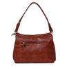 Bulchee Vegan Leather Women’s Shoulder Bag | Black & Tan | Spacious Bag for Daily Essentials