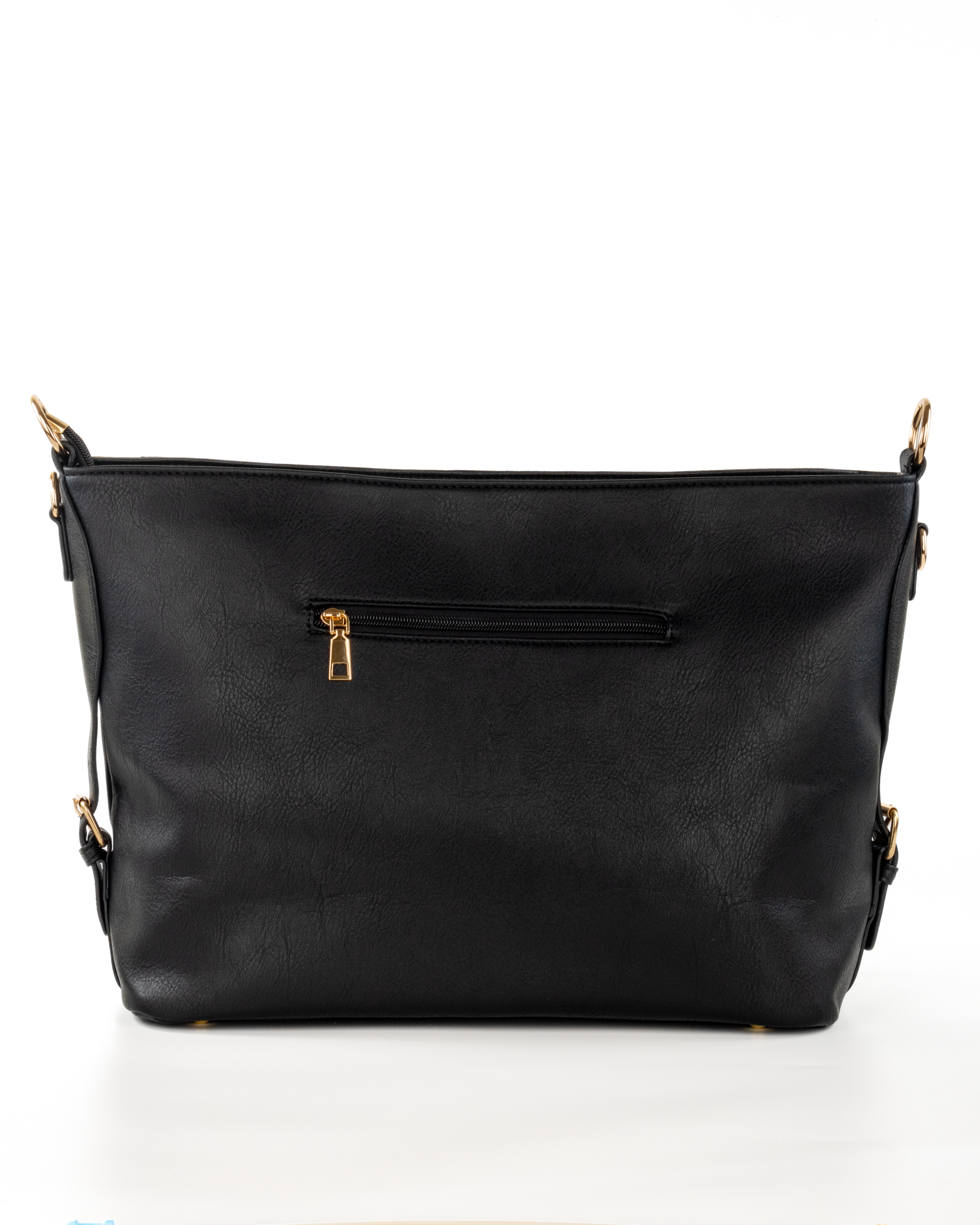 Bulchee Black & Brown PU Leather Bag – Perfect for Work & Travel
