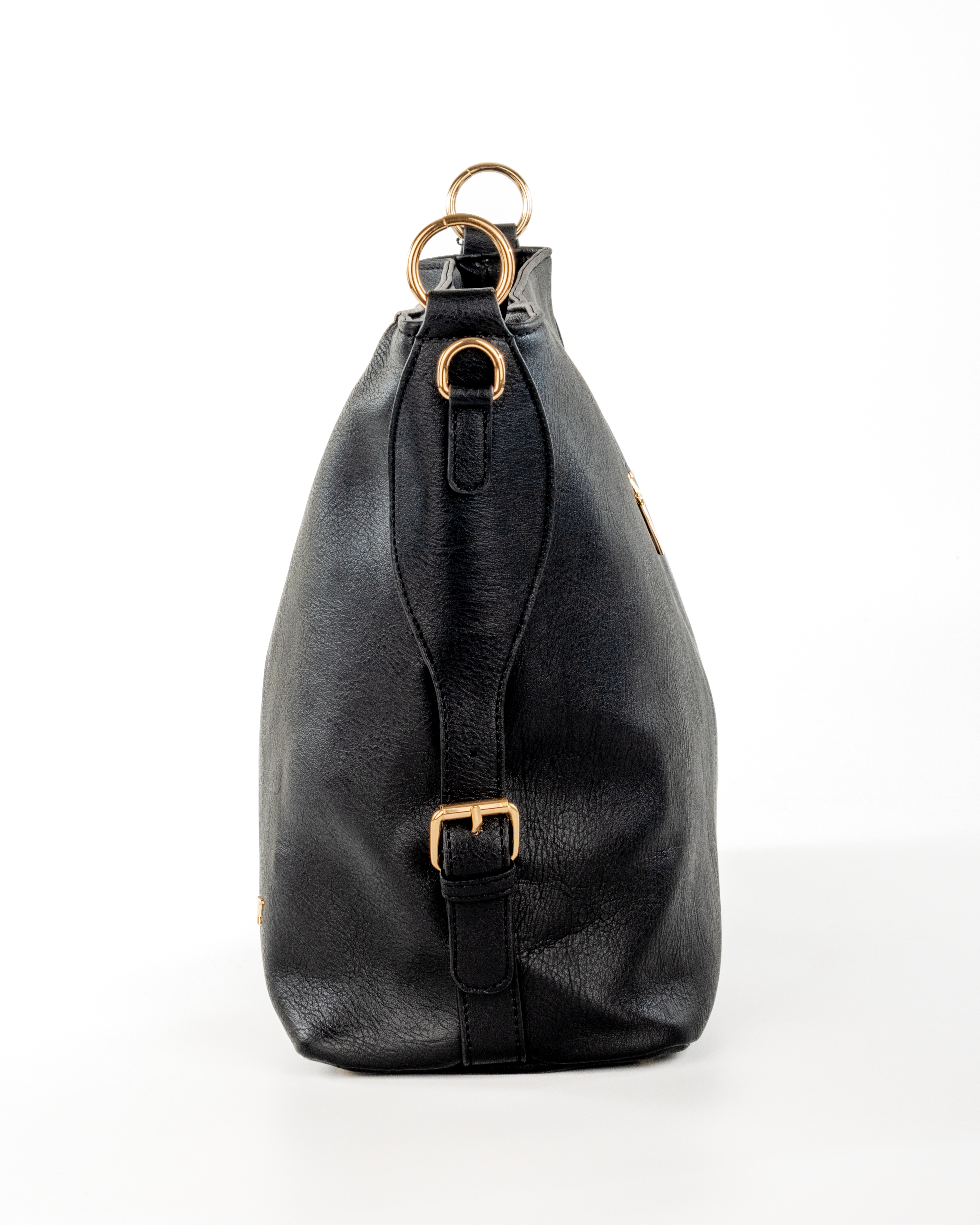 Bulchee Black & Brown PU Leather Bag – Perfect for Work & Travel