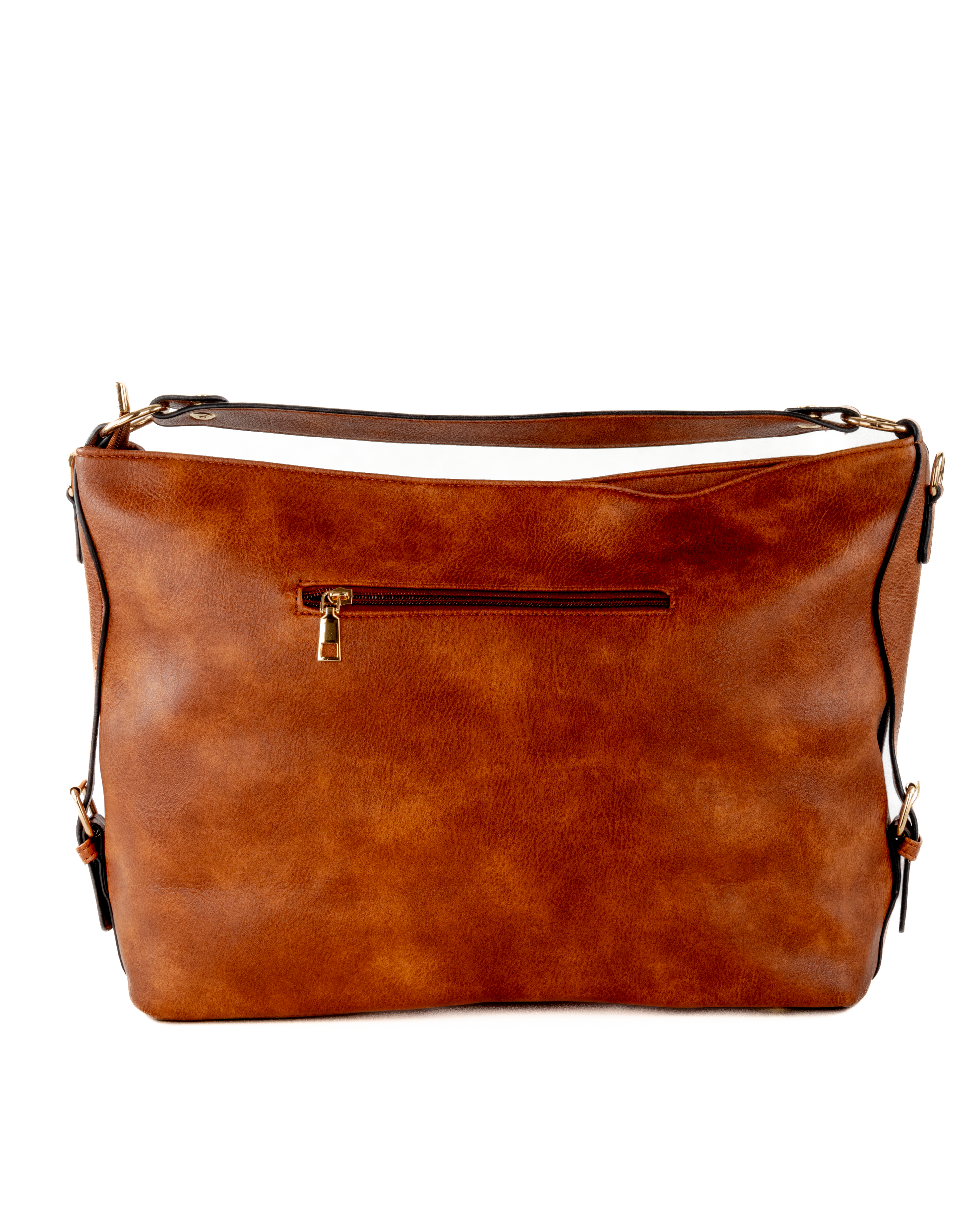 Bulchee Black & Brown PU Leather Bag – Perfect for Work & Travel