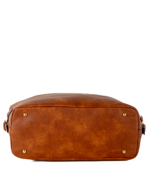 Bulchee Black & Brown PU Leather Bag – Perfect for Work & Travel