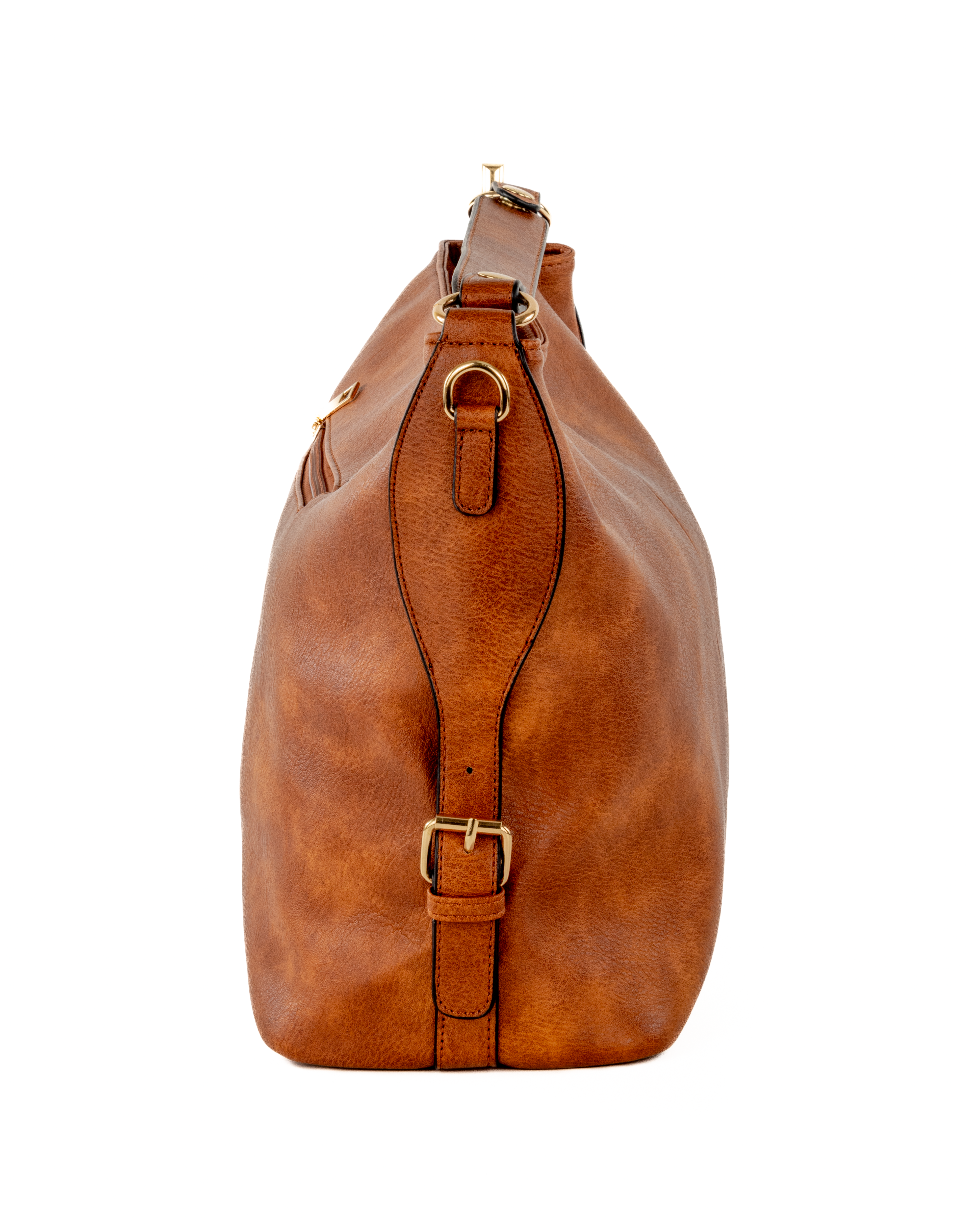 Bulchee Black & Brown PU Leather Bag – Perfect for Work & Travel