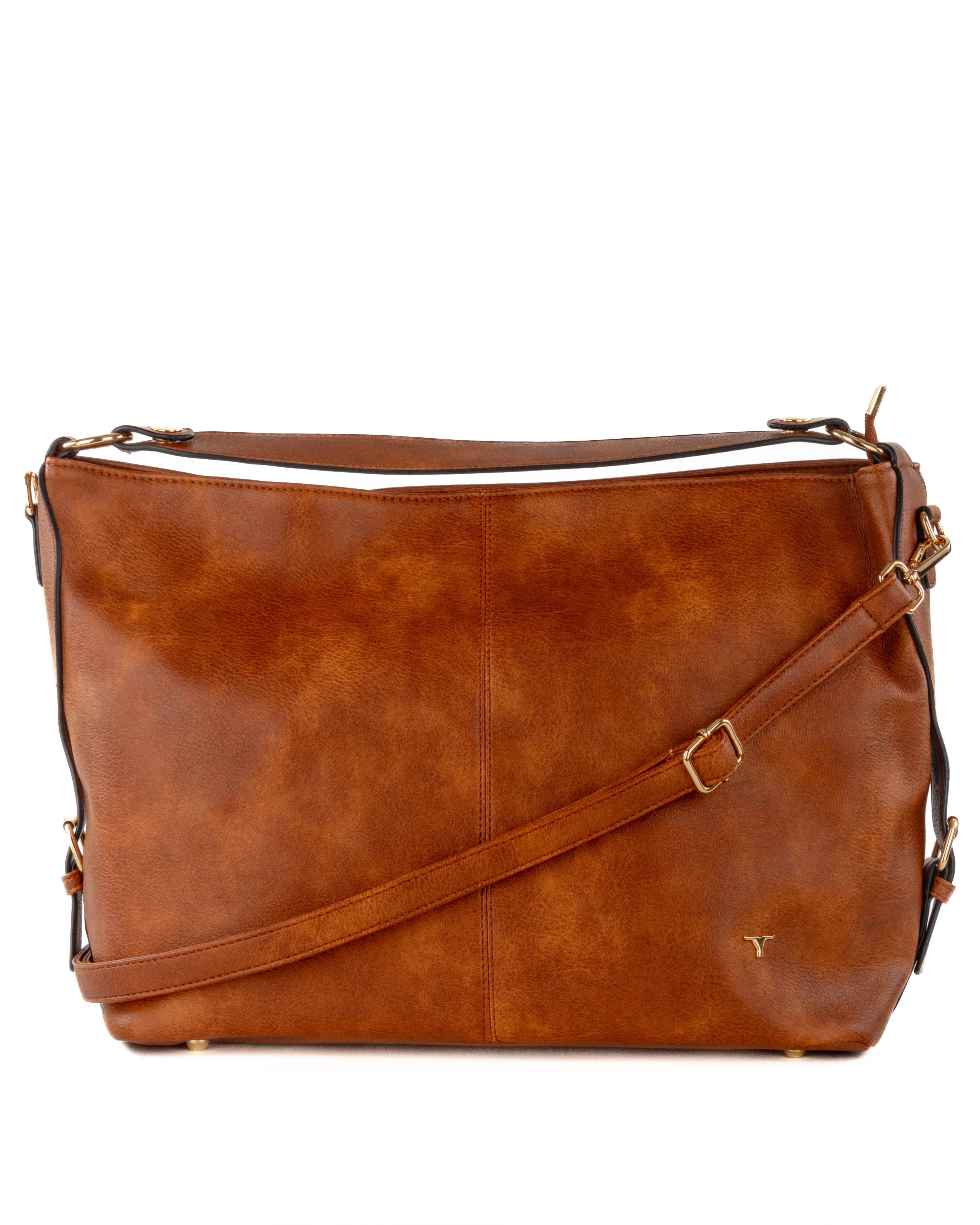 Bulchee Black & Brown PU Leather Bag – Perfect for Work & Travel