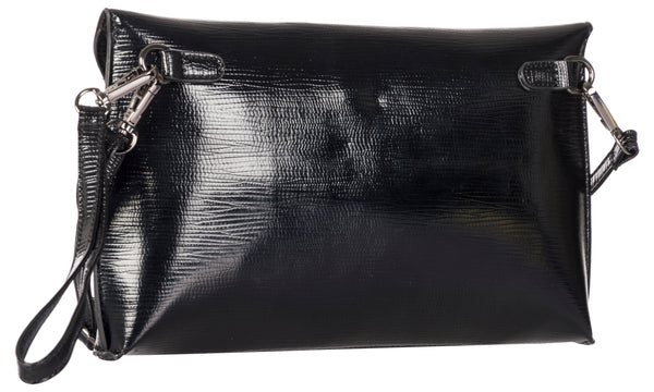 Bulchee Women’s Black & Metallic Sling Bag – Stylish Everyday Accessory