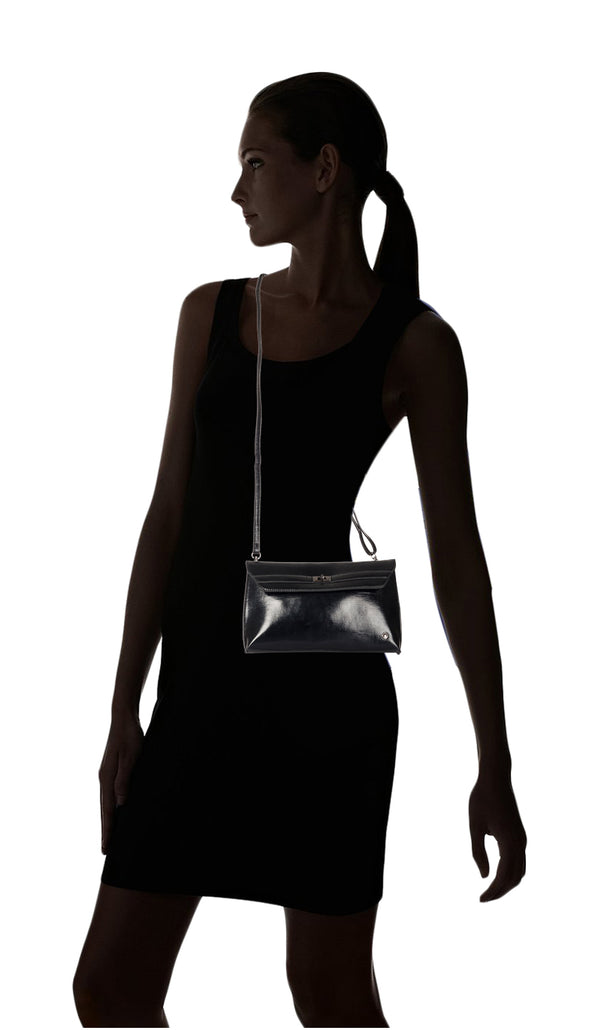 Bulchee Women’s Black & Metallic Sling Bag – Stylish Everyday Accessory