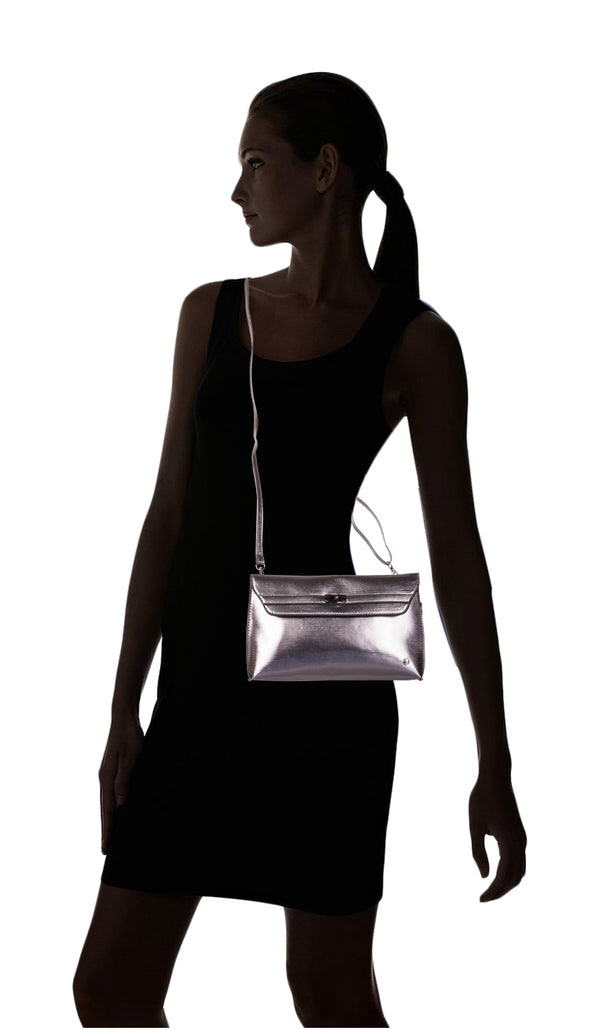 Bulchee Women’s Black & Metallic Sling Bag – Stylish Everyday Accessory