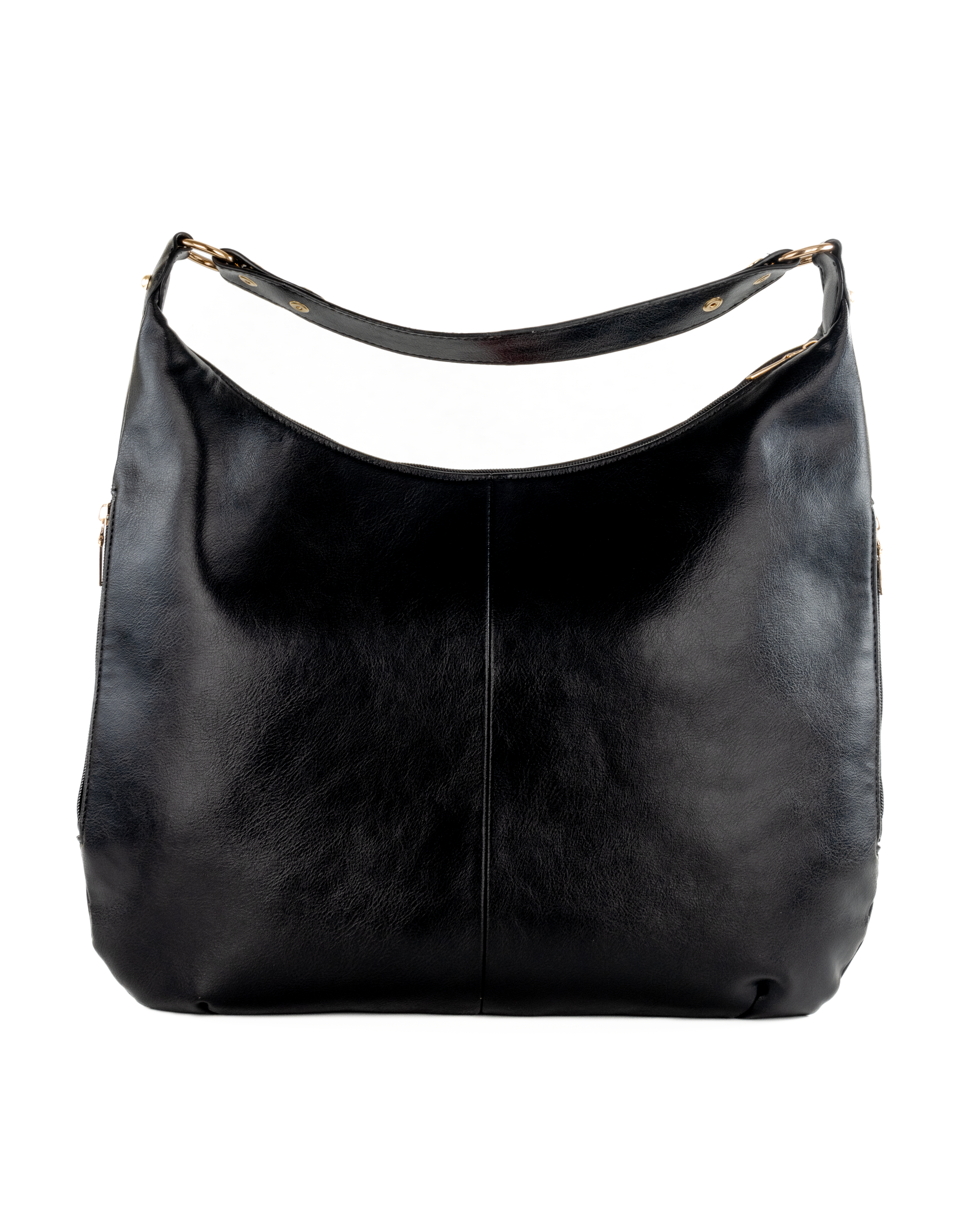 Bulchee Women’s PU Leather Shoulder Bag – Stylish, Spacious & Functional (Black & Burgundy)