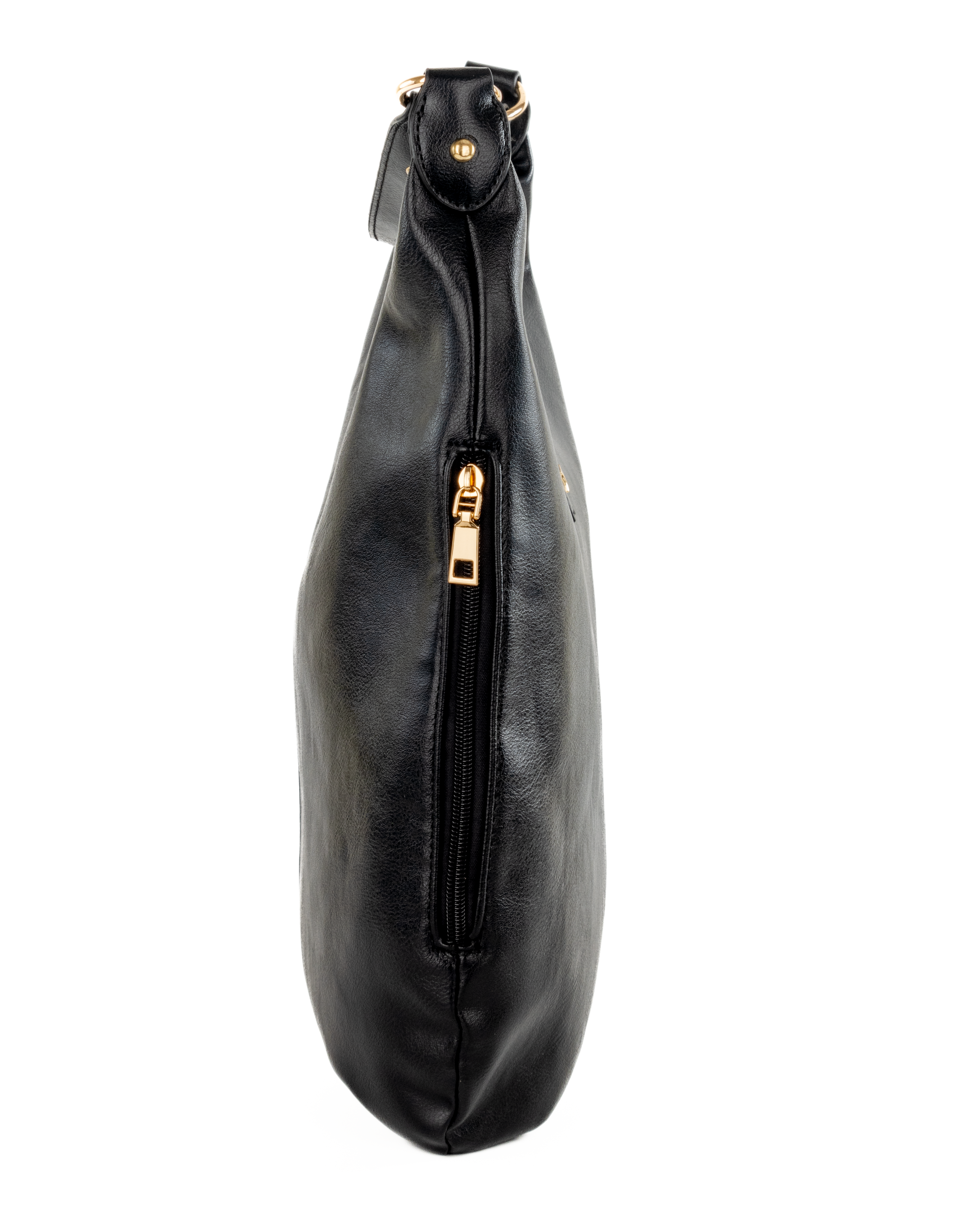 Bulchee Women’s PU Leather Shoulder Bag – Stylish, Spacious & Functional (Black & Burgundy)