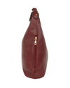 Bulchee Women’s PU Leather Shoulder Bag – Stylish, Spacious & Functional (Black & Burgundy)