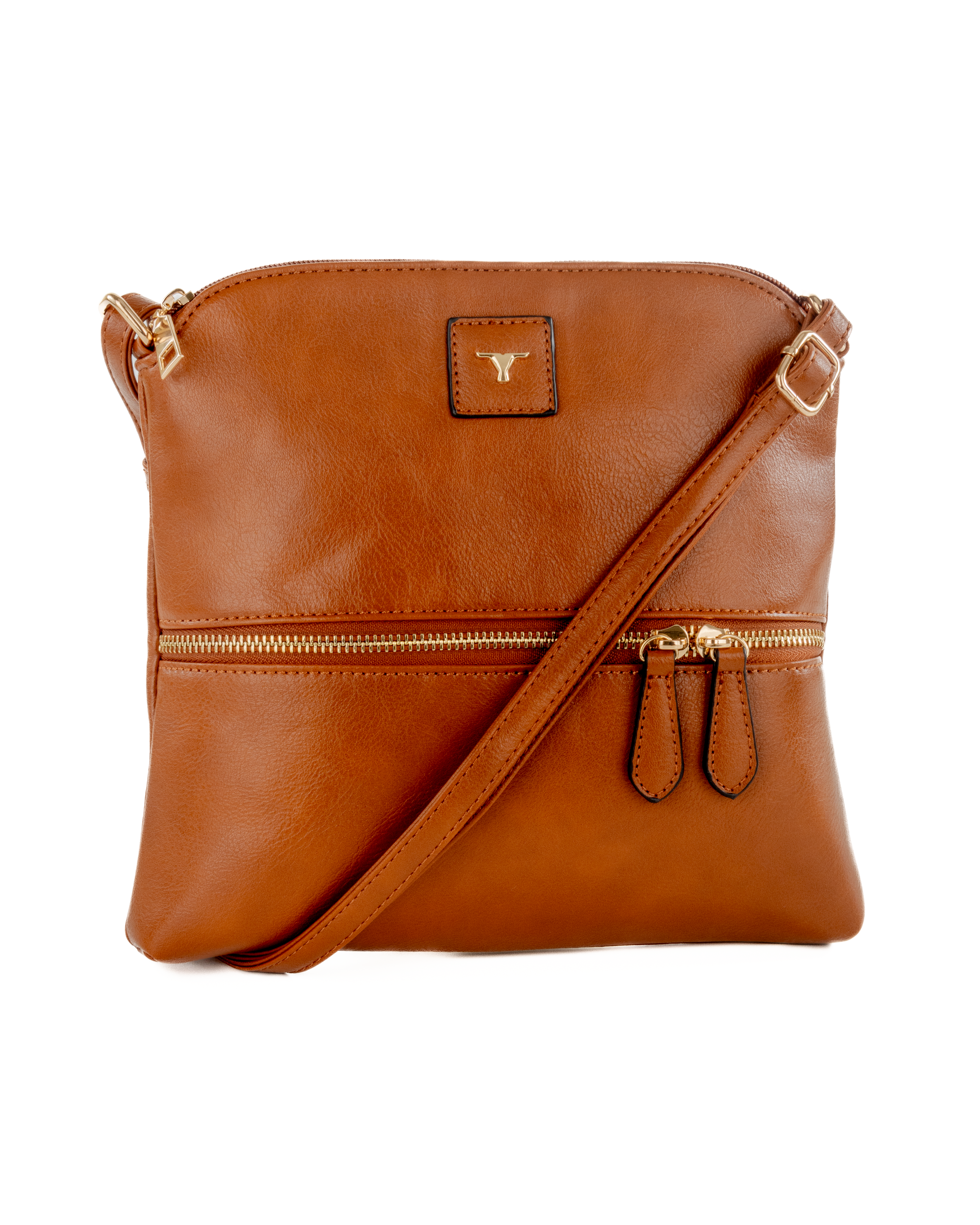 Bulchee Women’s Chic Sling Bag – Lightweight & Functional (Blue & Tan)