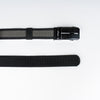 Ufficio Men's Grey/Black Stretchable Autolock Belt with Matt Black Buckle