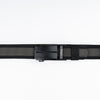 Ufficio Men's Grey/Black Stretchable Autolock Belt with Matt Black Buckle