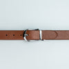Ufficio Men's Black/Tan Reversible Prong with Chrome buckle Belt