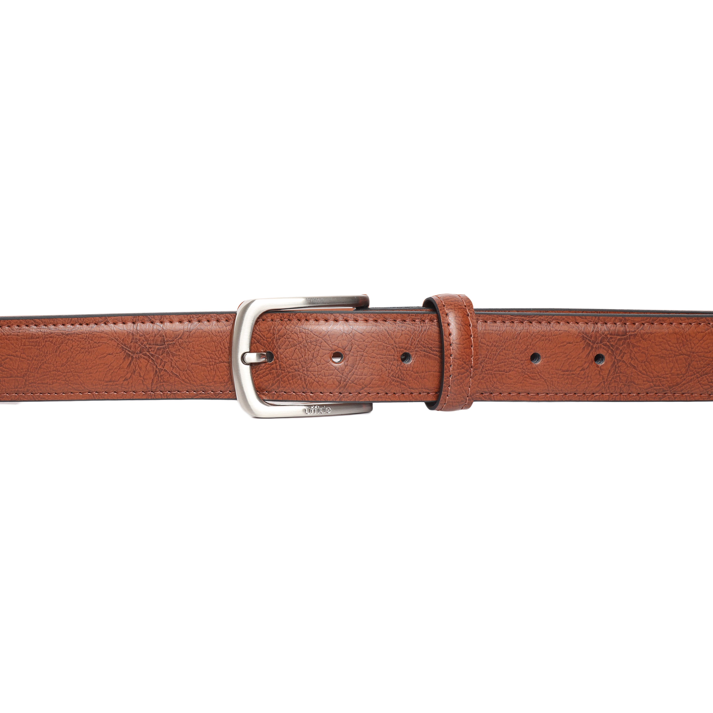 Ufficio Men's Double Color Genuine Leather Belt (Casual, Tan)