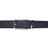 Ufficio Men’s Reversible Saffiano Leather Belt – Formal Blue & Black with Prong Buckle