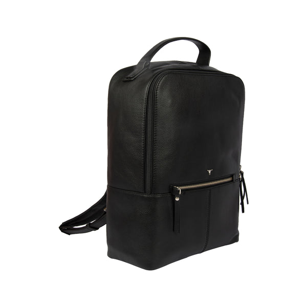 Bulchee Unisex Leather Backpack – Sleek,Travel Bag for Work & Everyday Use
