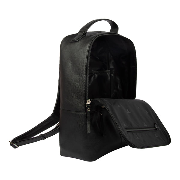 Bulchee Unisex Leather Backpack – Sleek,Travel Bag for Work & Everyday Use