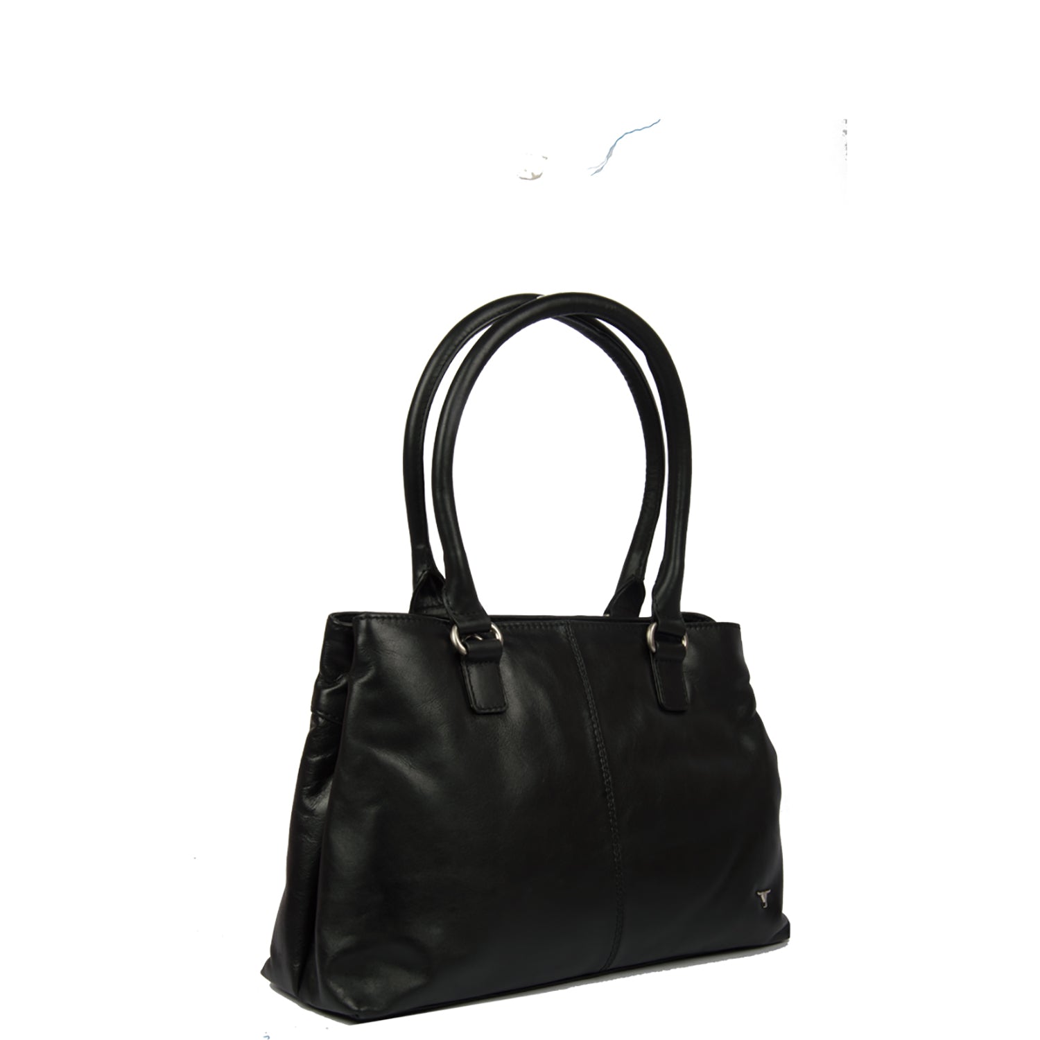 Bulchee Genuine Leather Ladies Shoulder Bag with Dual Carry Options & Zip Closure