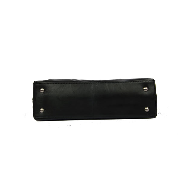 Bulchee Genuine Leather Ladies Shoulder Bag with Dual Carry Options & Zip Closure