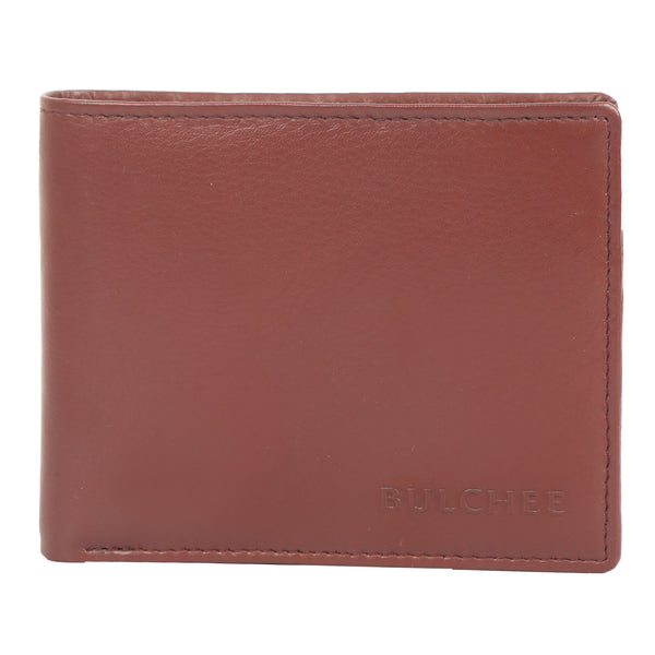 Bulchee Men Burgandy Genuine Leather Wallet