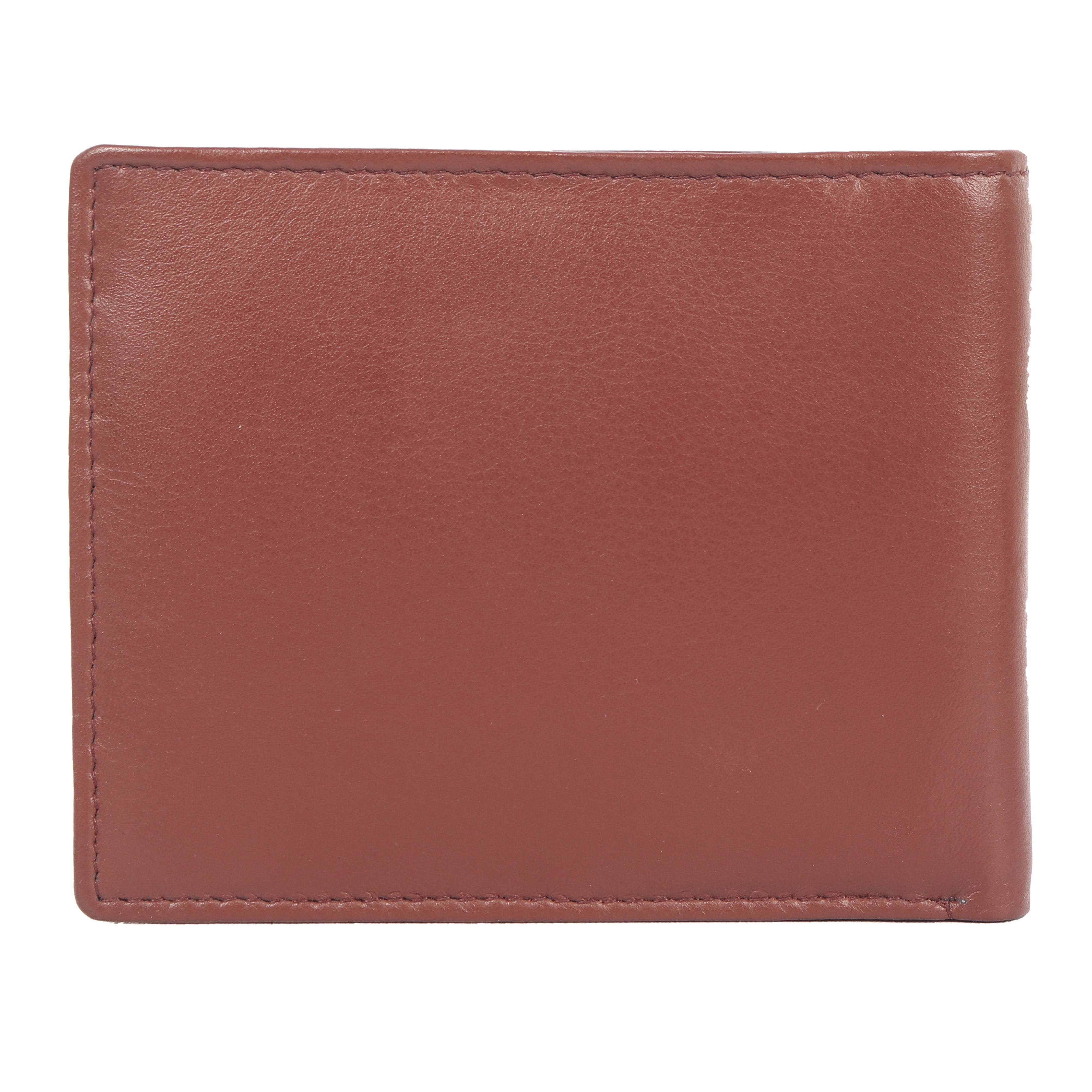 Bulchee Men Burgandy Genuine Leather Wallet