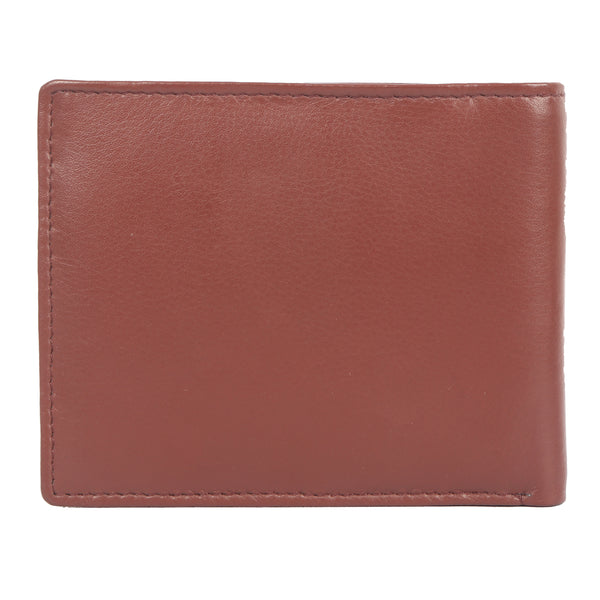 Bulchee Men Burgandy Genuine Leather Wallet