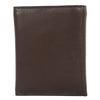 Bulchee Men Brown Trifold Leather Wallet