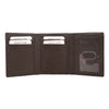 Bulchee Men Brown Trifold Leather Wallet