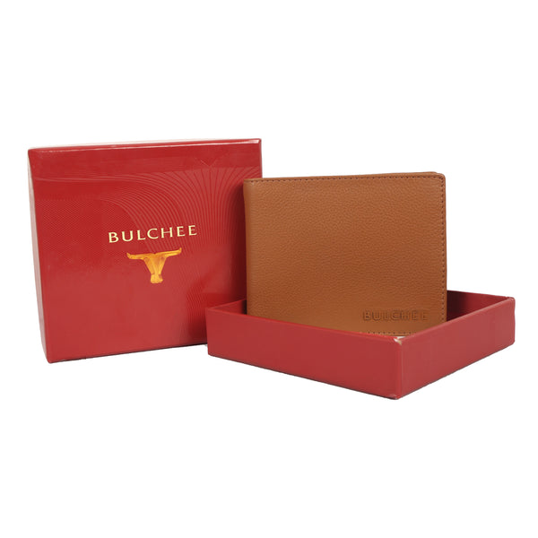 Bulchee Men Tan Genuine Leather Wallet BUL2209W