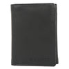 Bulchee Men Black Trifold Leather Wallet