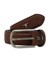 Bulchee Men’s Genuine Leather Belt – Padded Chino with Brown