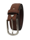 Bulchee Men’s Genuine Leather Belt – Padded Chino with Brown