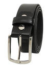 BULCHEE Premium Collections Men's Genuine Leather Belt | Plain Chino | Black