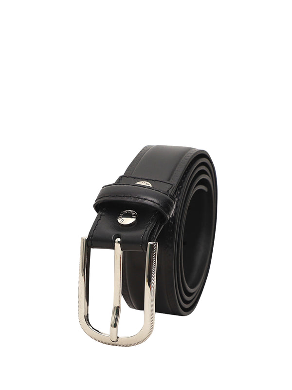 Bulchee Premium Collections Men's Genuine Leather Belt | Padded Chino | Black