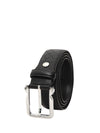 Bulchee Men's Casual  Genuine Leather Belt | Monogram Belt | Black | BUL2158B