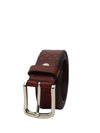 Bulchee Premium Collections Men's Genuine Leather Belt | Monogram Belt | Brown