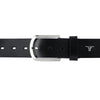 Bulchee Premium Collections Men's Genuine Leather Belt | Plain | Black BUL2162B