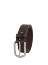 Bulchee Premium Collections Men's Full Grain Italian Leather Belt, Lifetime Leather Warranty | Plain Jeans | Brown | BUL2167B