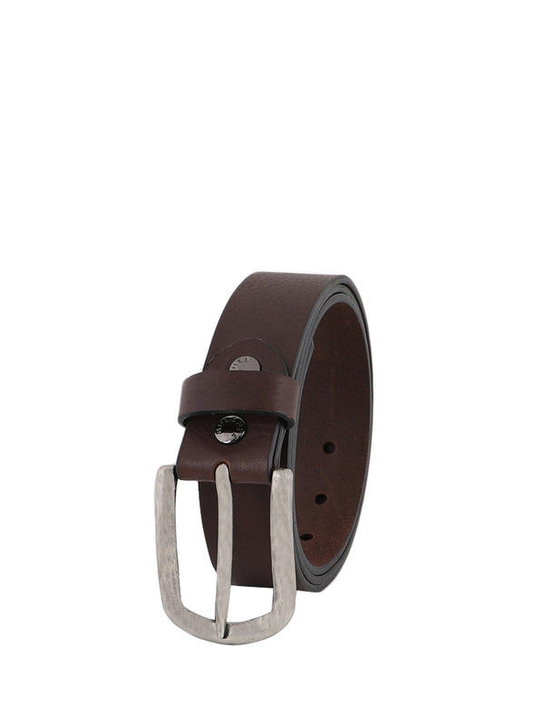 Bulchee Premium Collections Men's Full Grain Italian Leather Belt, Lifetime Leather Warranty | Plain Jeans | Brown | BUL2167B