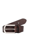 Bulchee Premium Collections Men's Full Grain Italian Leather Belt, Lifetime Leather Warranty | Plain Jeans | Brown | BUL2167B