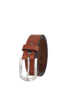 Bulchee Premium Collections Men's Full Grain Italian Leather Belt, Lifetime Leather Warranty | Plain Jeans | Tan | BUL2168B