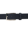 Bulchee  Men's Plain Chinos Genuine Leather Belt Blue BUL2170B