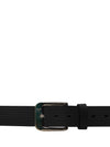 Bulchee Premium Collections Men's Genuine Leather Belt | Embossed Jeans | Black | BUL2179B