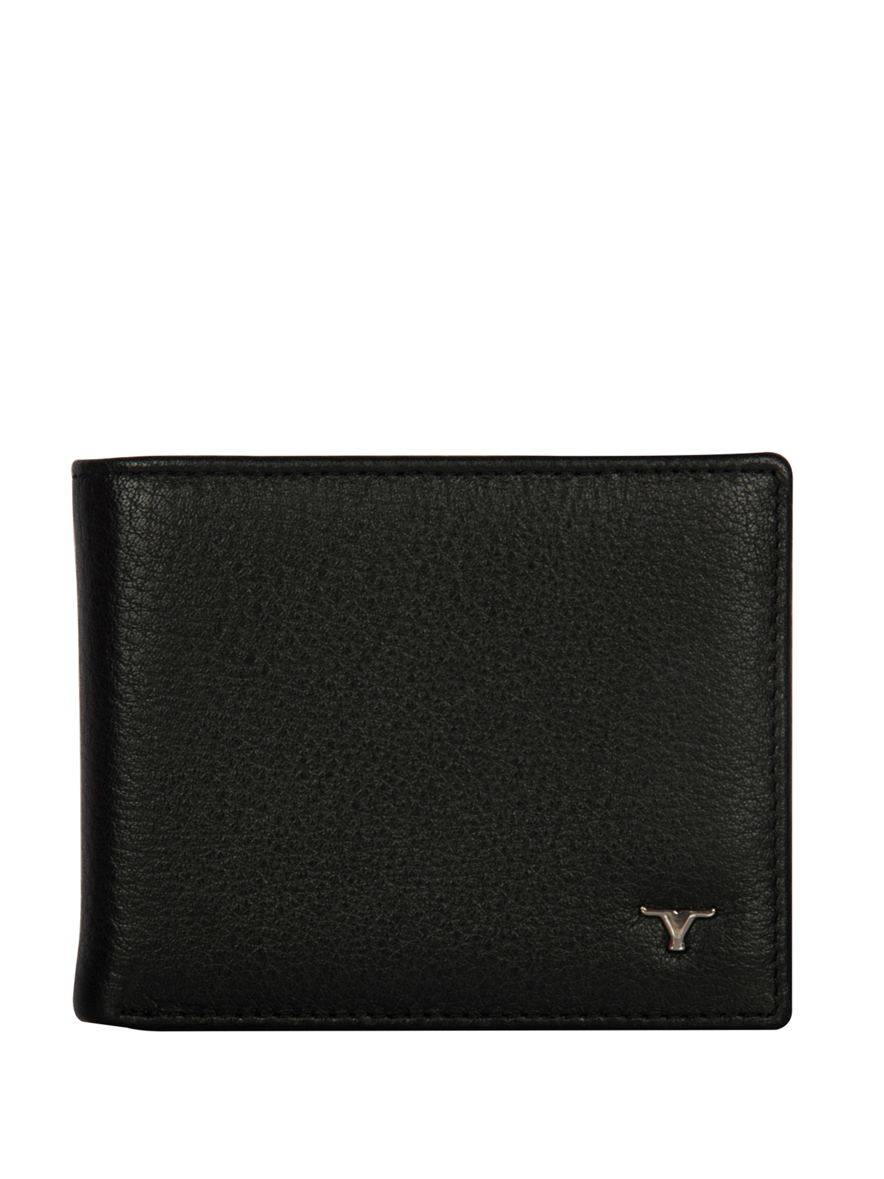 Bulchee Men’s Black Leather Bi-Fold Wallet – Slim Design with Card & ID Slots
