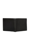 Bulchee Men’s Black Leather Wallet – Plain Bi-Fold with Coin Pocket & 6 Card Slots