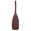 Bulchee Brown Thread-Detail Leather Handbag – Effortless Style, Everyday Comfort